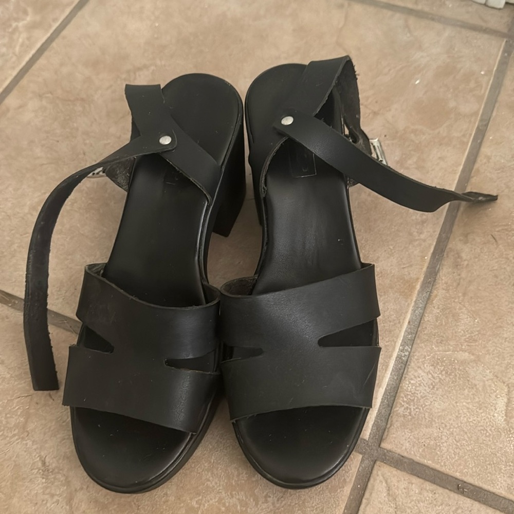 Topshop black heels